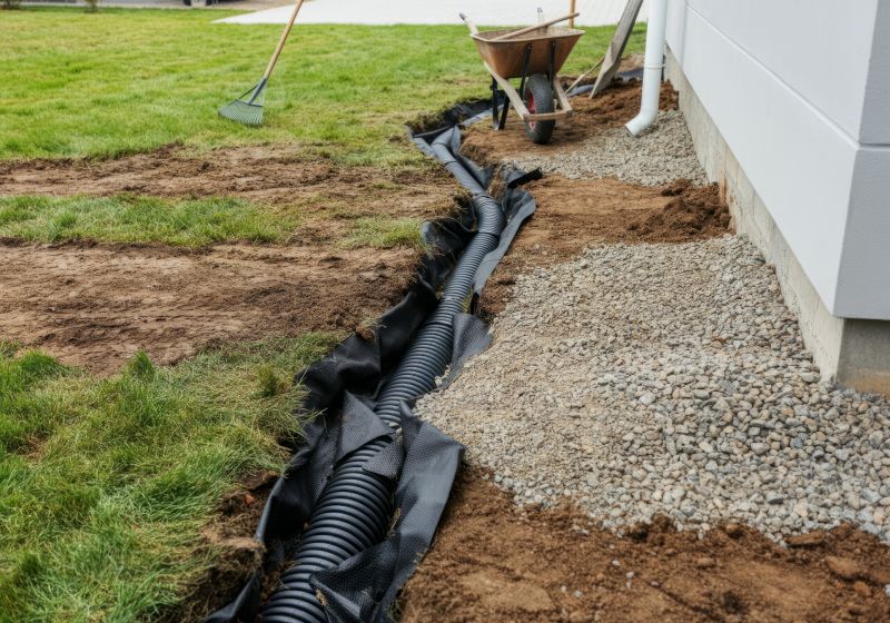 Installation of Drain Pipes